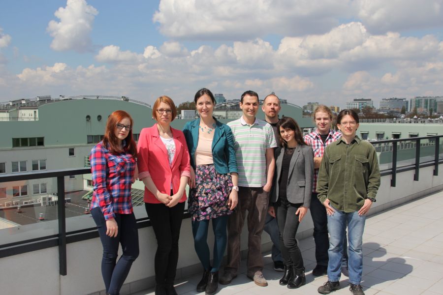 Go!RNA group photo on the roof of BCRC UW building Go!RNA group