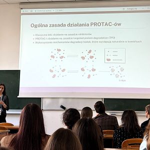 Basia gave a winning talk at II Warszawskie Sympozjum Chemiczne 