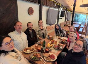 Matt visits, and lab alumnae Anna and Martyna join us for a lab reunion - May 2026