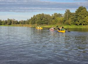 Lab Retreat 2025 - kayaking on the Narew river